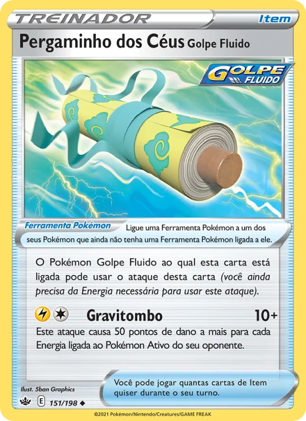 Pergaminho dos Céus Golpe Fluido Reinado Arrepiante 151/198