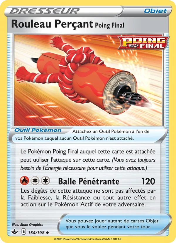 Rouleau Perçant Poing Final Règne de Glace 154/198