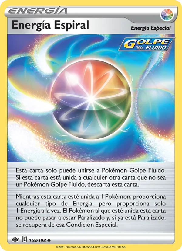 Energía Espiral Reinado Escalofriante 159/198
