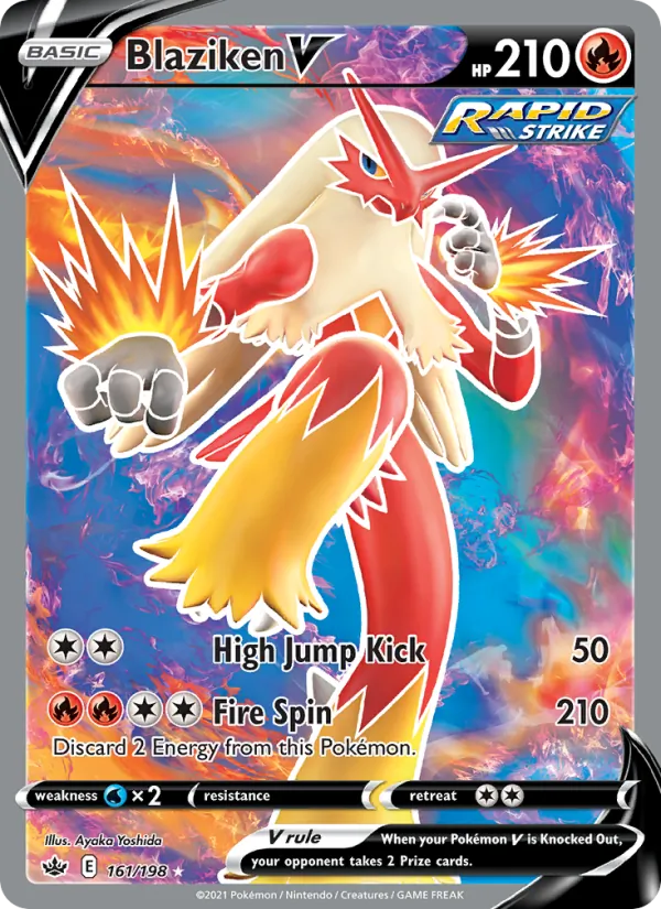 Blaziken V Chilling Reign 161/198