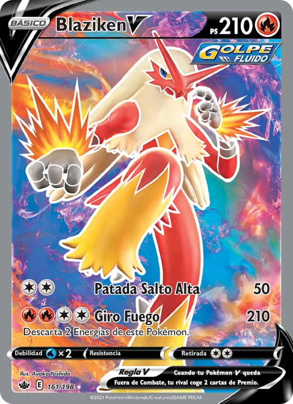 Blaziken V Reinado Escalofriante 161/198