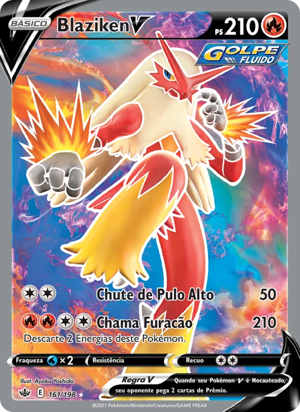 Blaziken V Reinado Arrepiante 161/198