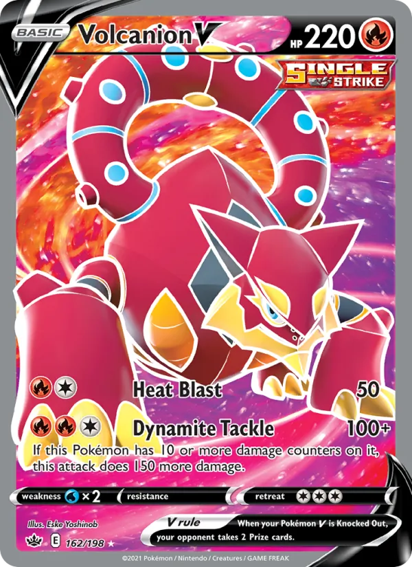 Volcanion V Chilling Reign 162/198
