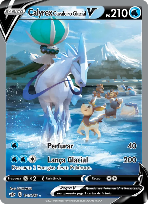 Calyrex Cavaleiro Glacial V Reinado Arrepiante 164/198