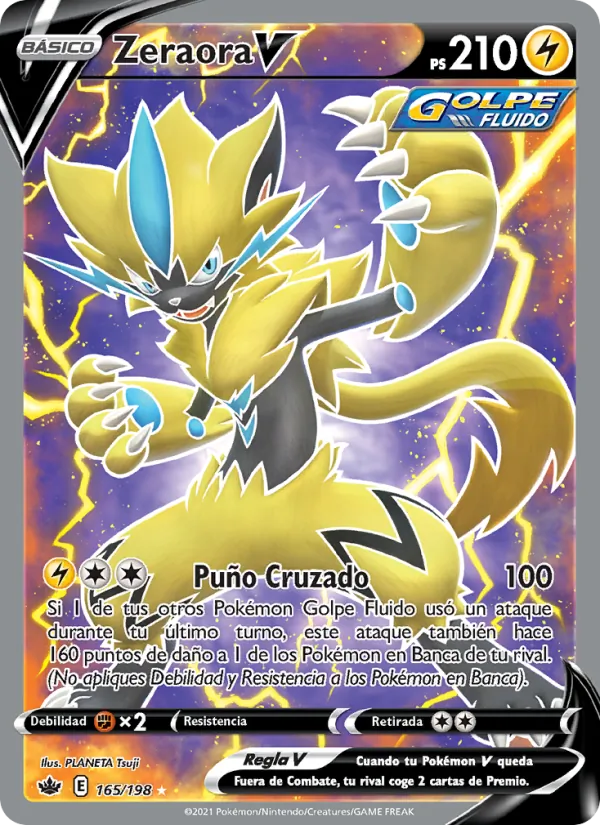Zeraora V Reinado Escalofriante 165/198