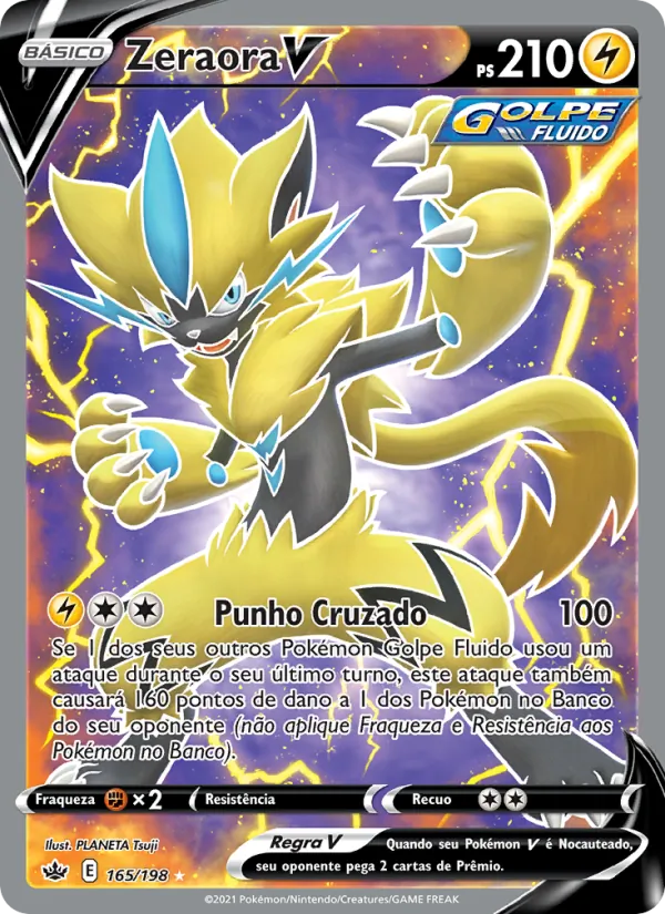 Zeraora V Reinado Arrepiante 165/198