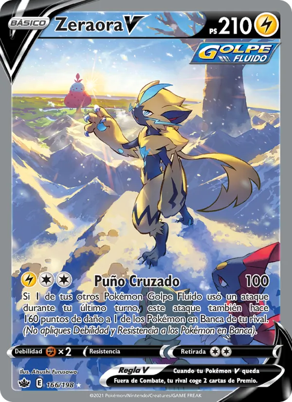 Zeraora V Reinado Escalofriante 166/198