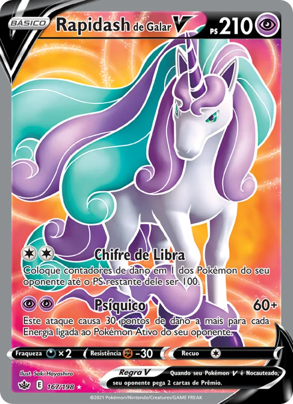 Rapidash de Galar V Reinado Arrepiante 167/198