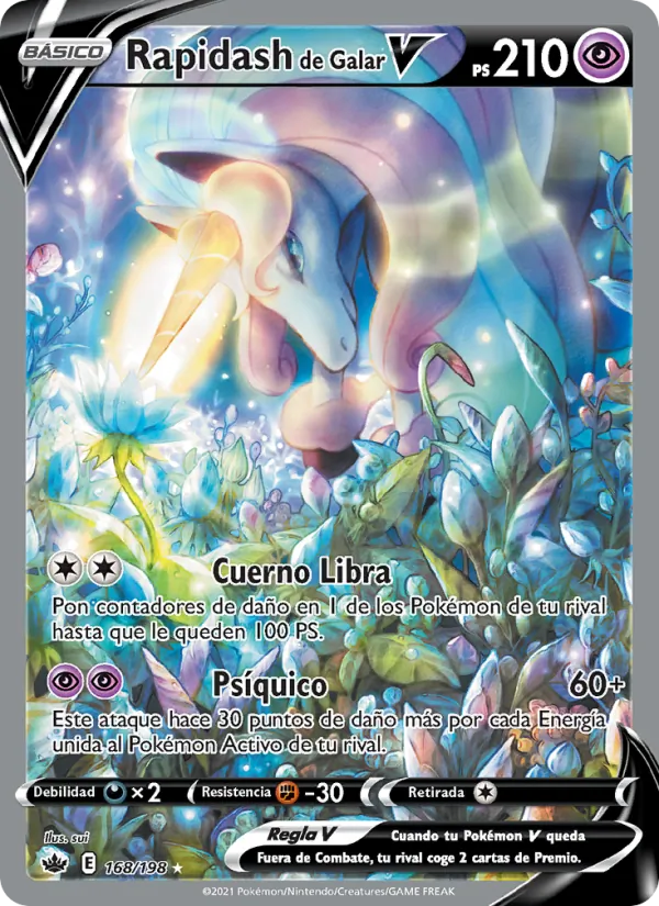 Rapidash de Galar V Reinado Escalofriante 168/198