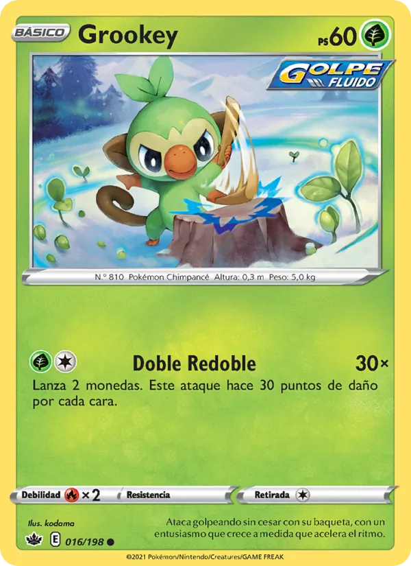 Grookey Reinado Escalofriante 16/198
