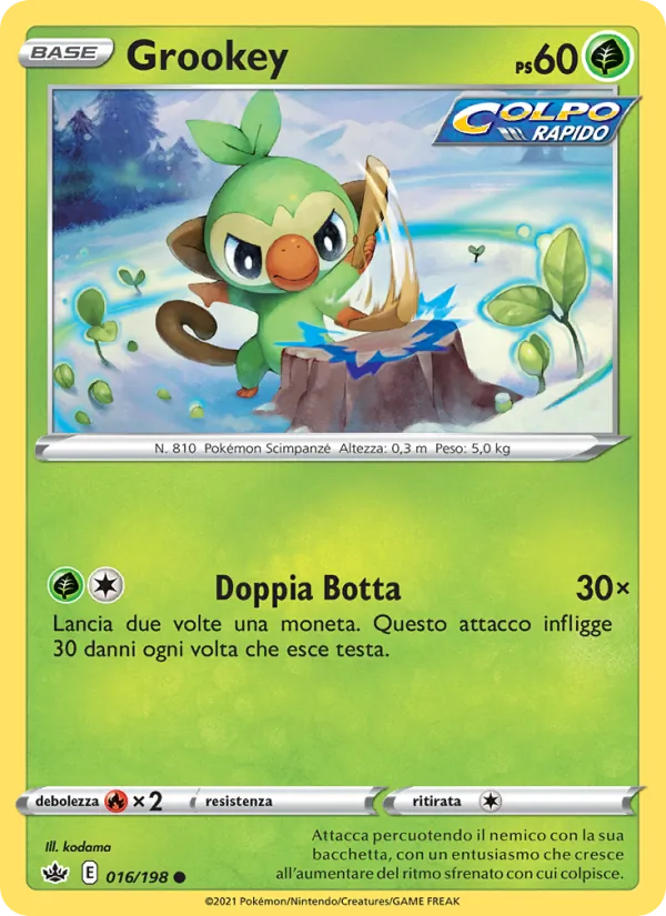 Grookey Regno Glaciale 16/198