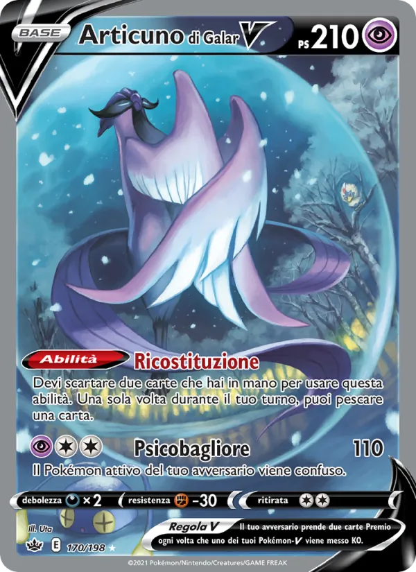 Articuno di Galar V Regno Glaciale 170/198