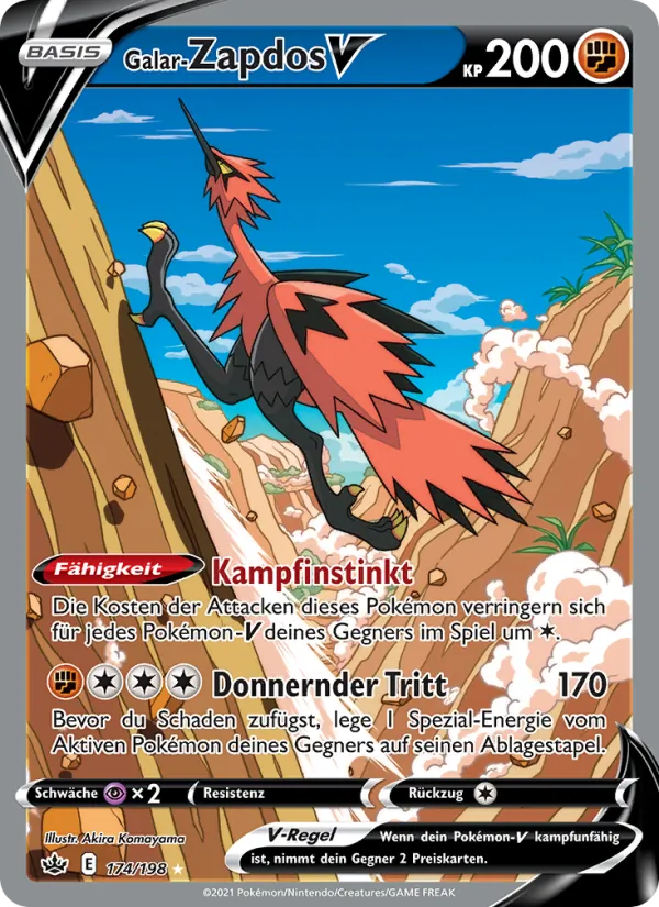 Galar-Zapdos V Schaurige Herrschaft 174/198