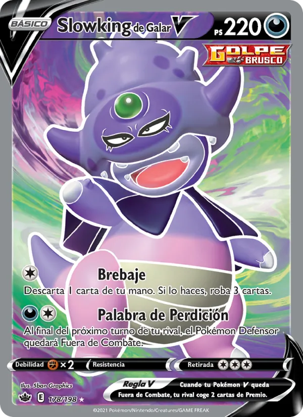 Slowking de Galar V Reinado Escalofriante 178/198
