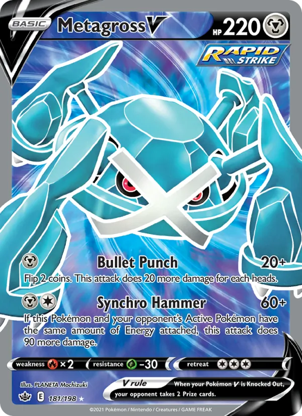 Metagross V Chilling Reign 181/198