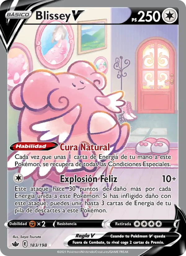 Blissey V Reinado Escalofriante 183/198