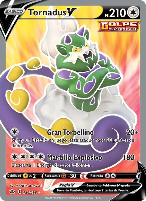 Tornadus V Reinado Escalofriante 184/198
