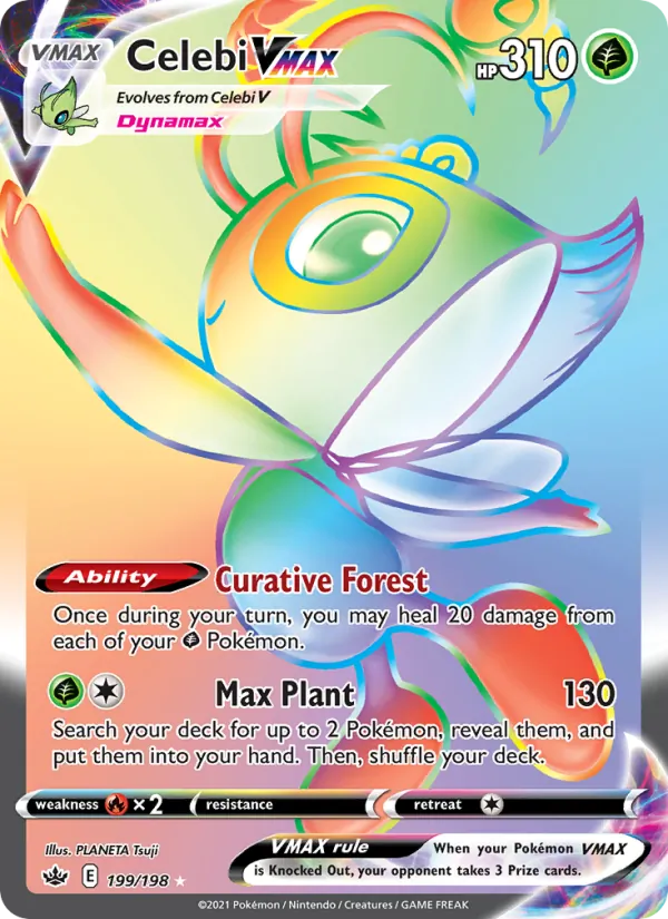 Celebi VMAX Chilling Reign 199/198