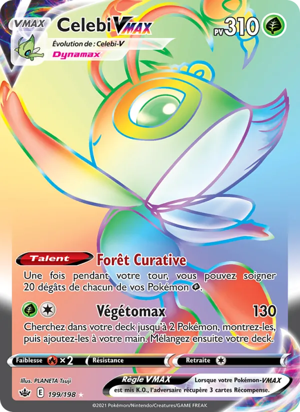 Celebi VMAX Règne de Glace 199/198
