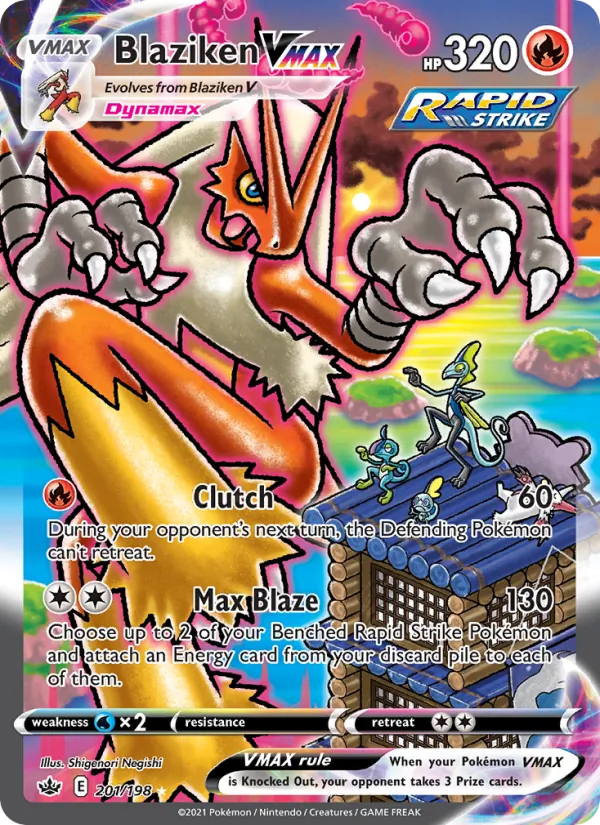 Blaziken VMAX Chilling Reign 201/198