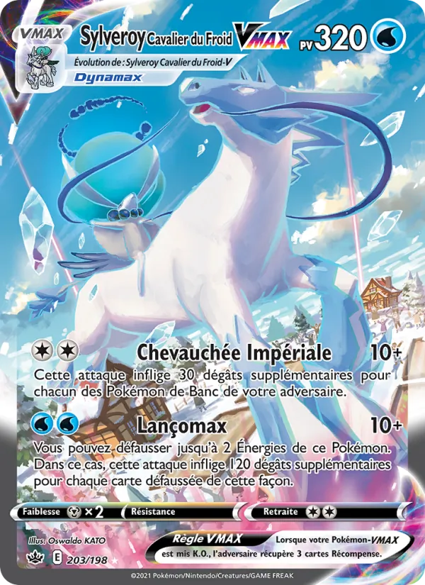 Sylveroy Cavalier du Froid VMAX Règne de Glace 203/198