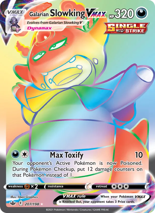 Galarian Slowking VMAX Chilling Reign 207/198