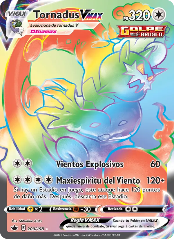 Tornadus VMAX Reinado Escalofriante 209/198