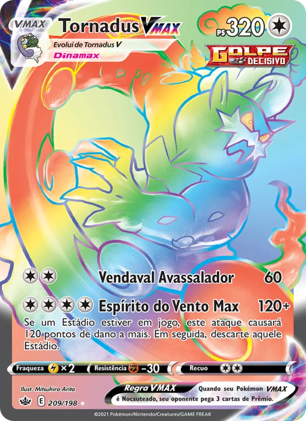 Tornadus VMAX Reinado Arrepiante 209/198