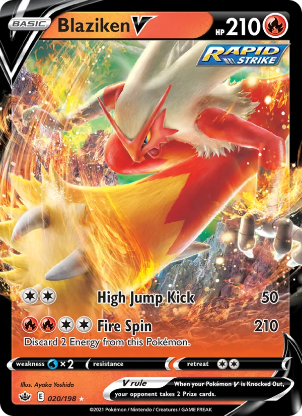 Blaziken V Chilling Reign 20/198