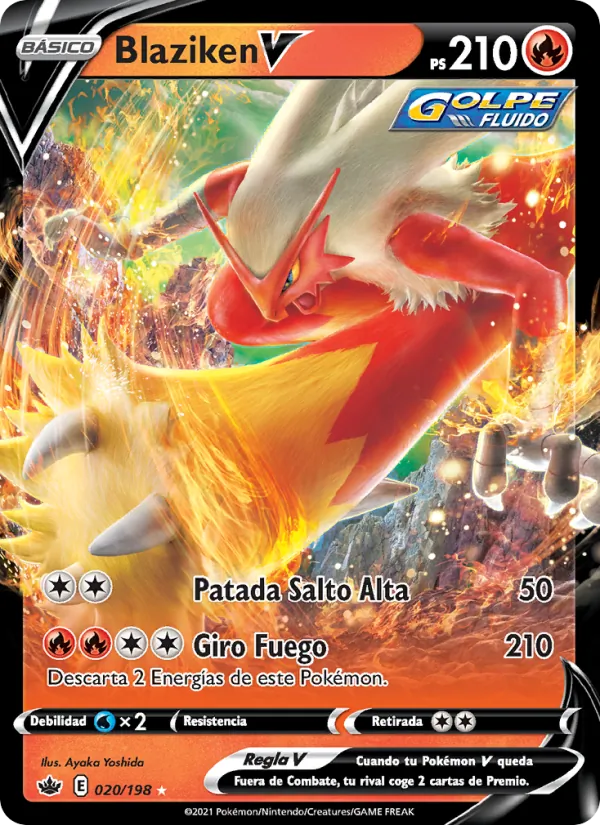Blaziken V Reinado Escalofriante 20/198