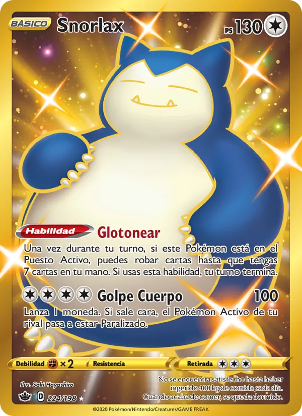 Snorlax Reinado Escalofriante 224/198