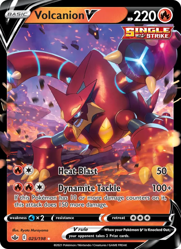 Volcanion V Chilling Reign 25/198