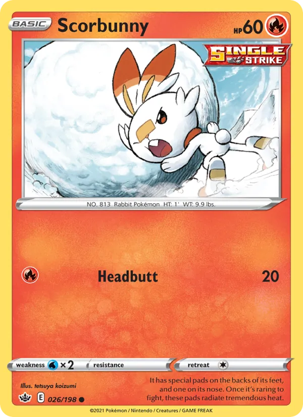 Scorbunny Chilling Reign 26/198