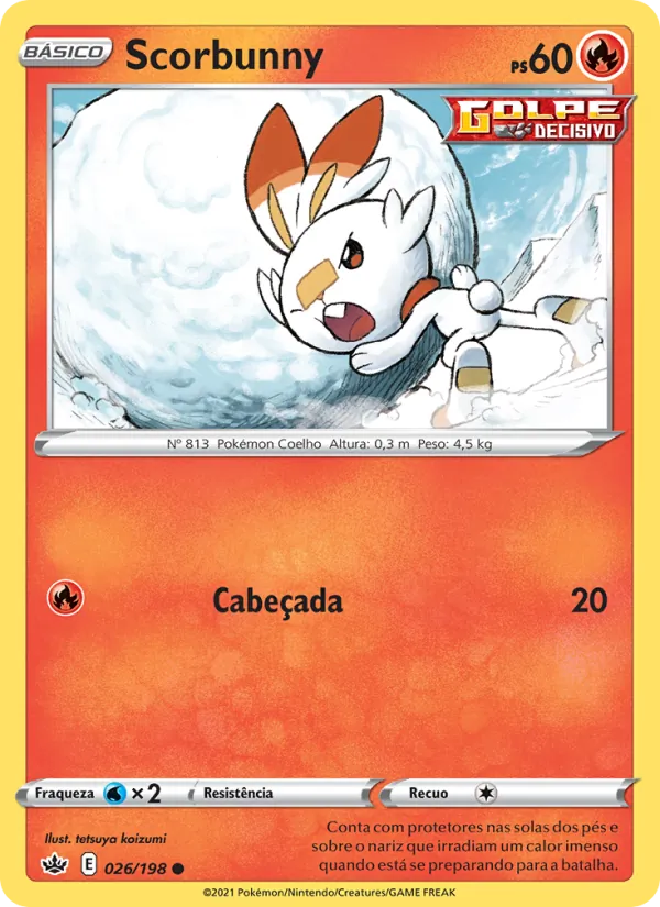 Scorbunny Reinado Arrepiante 26/198