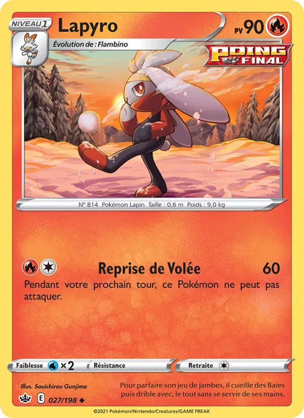 Lapyro Règne de Glace 27/198