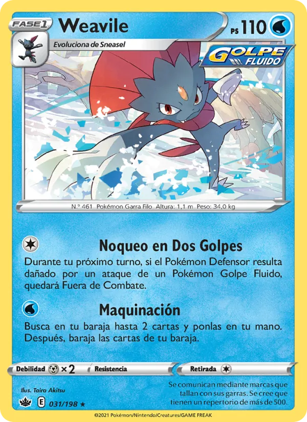 Weavile Reinado Escalofriante 31/198