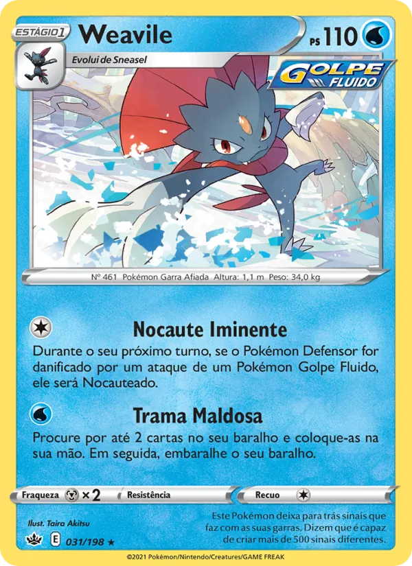 Weavile Reinado Arrepiante 31/198