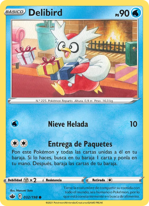 Delibird Reinado Escalofriante 32/198