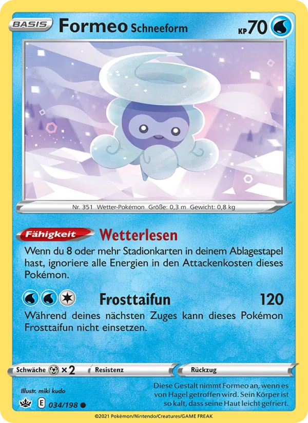Formeo Schneeform Schaurige Herrschaft 34/198
