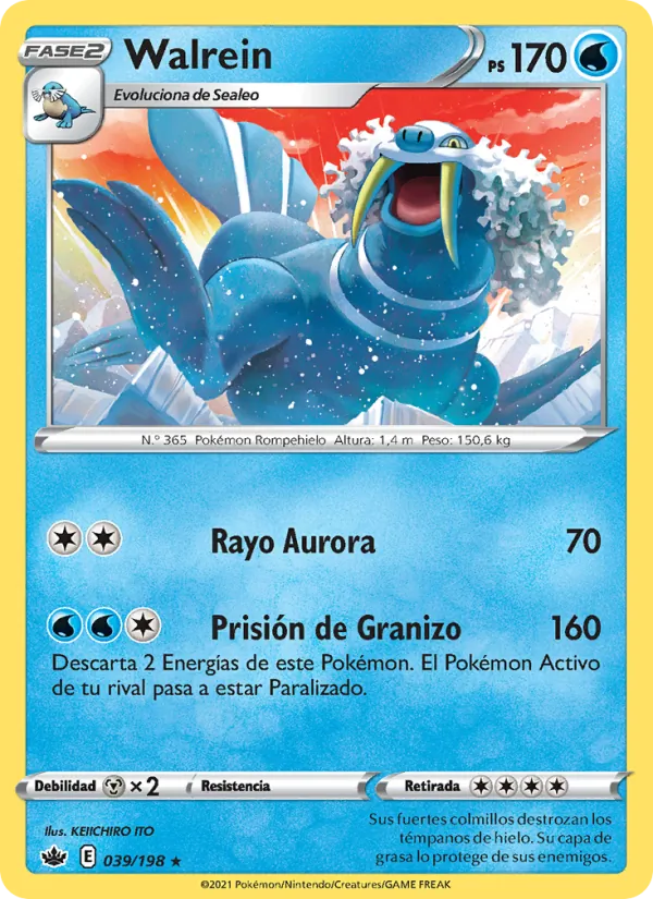 Walrein Reinado Escalofriante 39/198