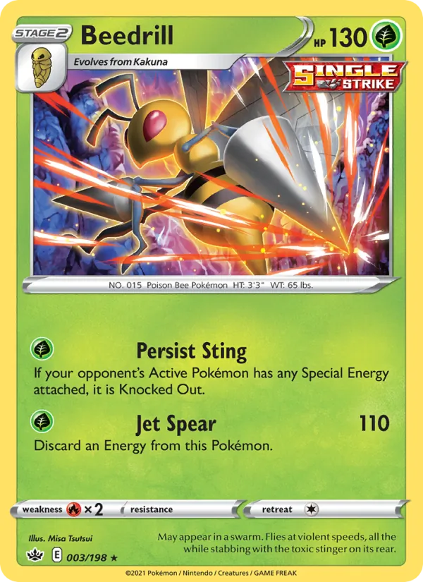 Beedrill Chilling Reign 3/198