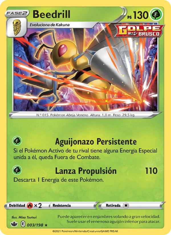 Beedrill Reinado Escalofriante 3/198