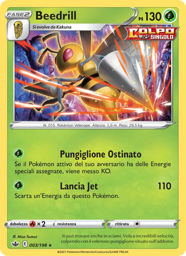Beedrill Regno Glaciale 3/198