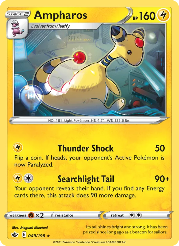 Ampharos Chilling Reign 49/198