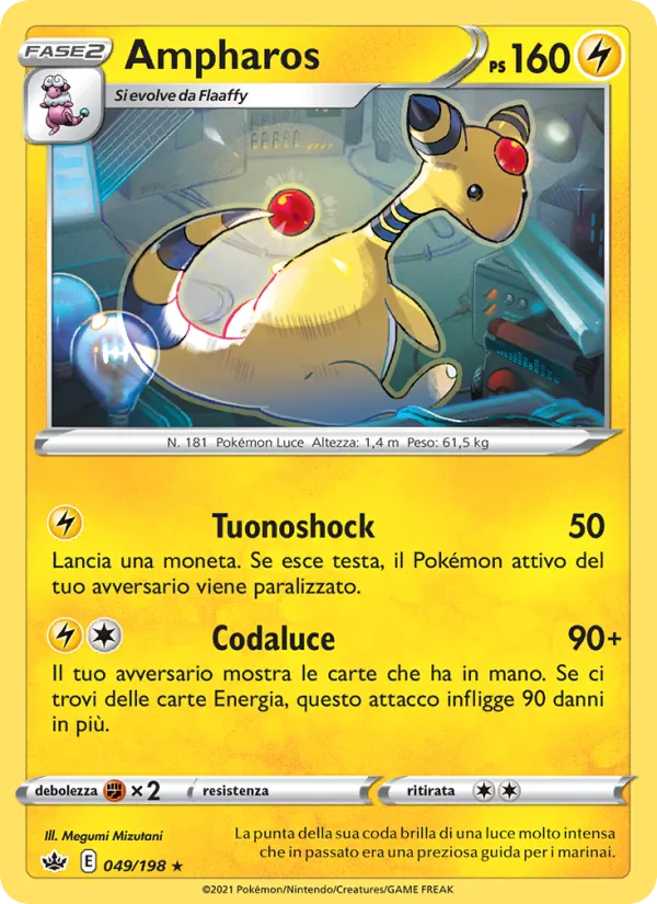 Ampharos Regno Glaciale 49/198
