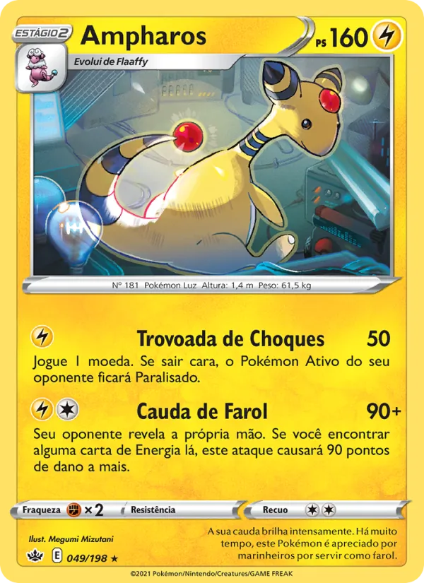 Ampharos Reinado Arrepiante 49/198