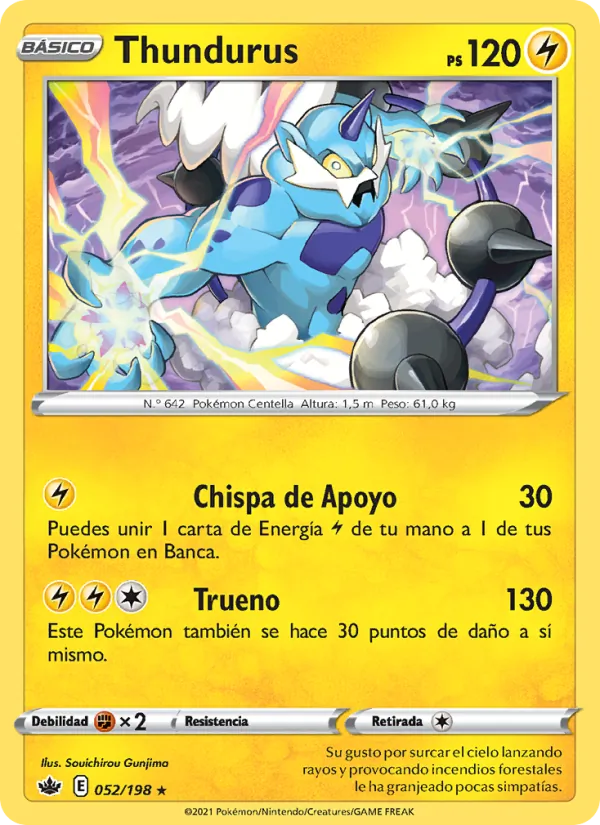 Thundurus Reinado Escalofriante 52/198