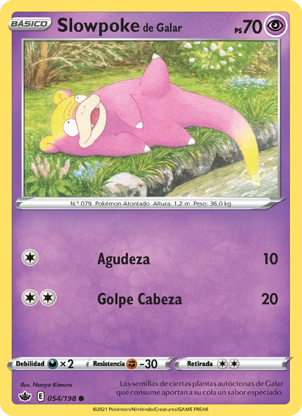 Slowpoke de Galar Reinado Escalofriante 54/198