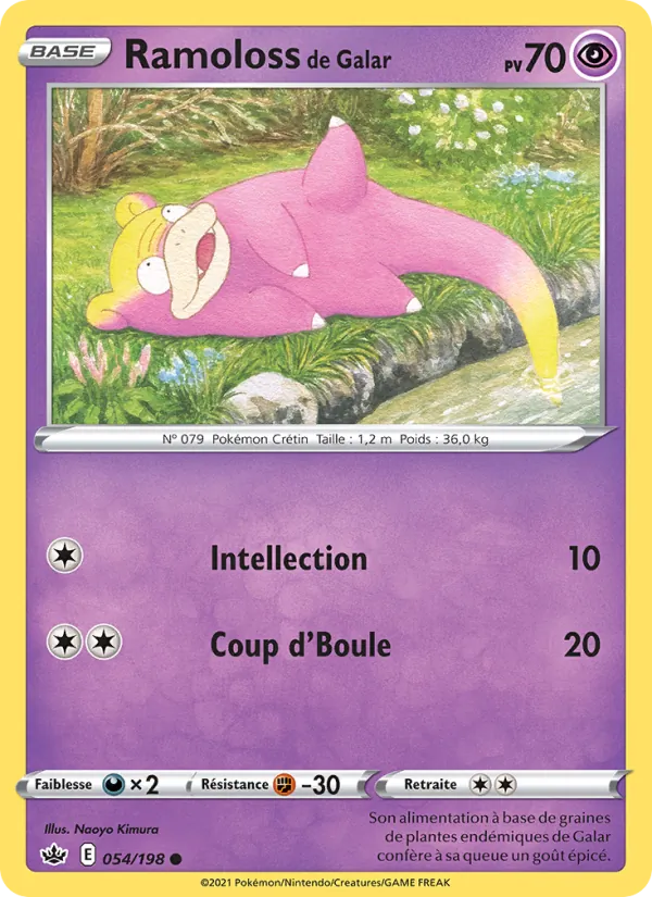 Ramoloss de Galar Règne de Glace 54/198