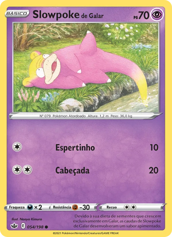 Slowpoke de Galar Reinado Arrepiante 54/198